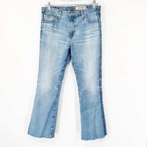 AG Adriano Goldschmied The Jodi Crop High Rise Slim Flare Crop Jeans